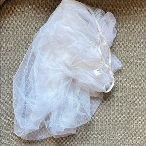 Elegant White Tulle Fabric
